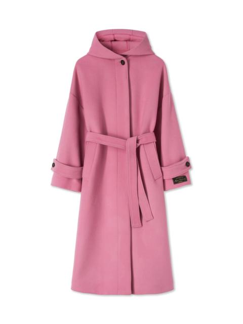 MSGM Blended virgin wool coat with "Wool Felt" belt