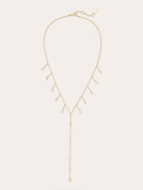 RAMY BROOK Irisa Pearl Lariat Necklace