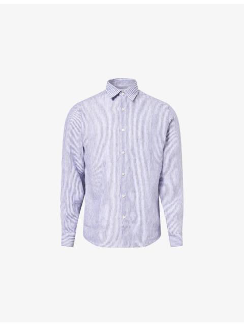 Sunspel Long-Sleeve Linen Shirt