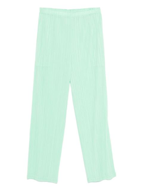 Pleats Please Issey Miyake pleated trousers