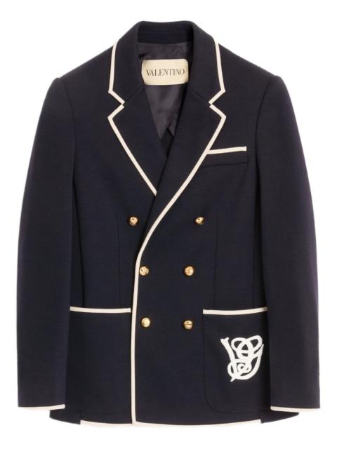 Valentino double-breasted wool blazer