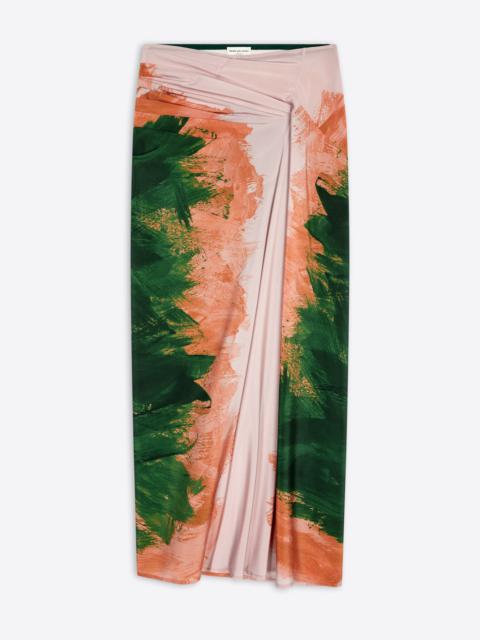 Dries Van Noten LONG DRAPED SKIRT