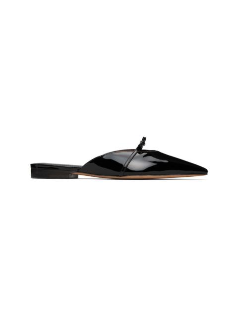 FERRAGAMO Black Giulye Mini Bow Slippers