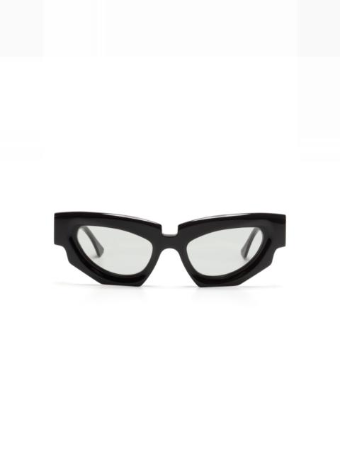 Kuboraum asymmetric-frame tinted sunglasses