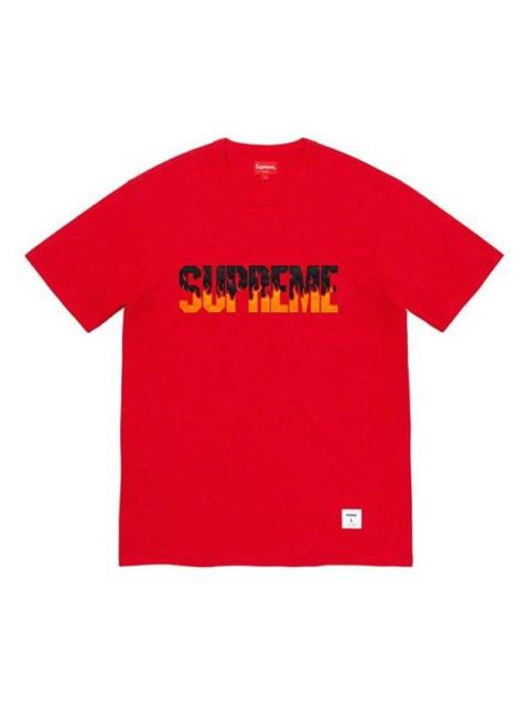 Supreme Supreme Small Box Tee 'Flames' | REVERSIBLE