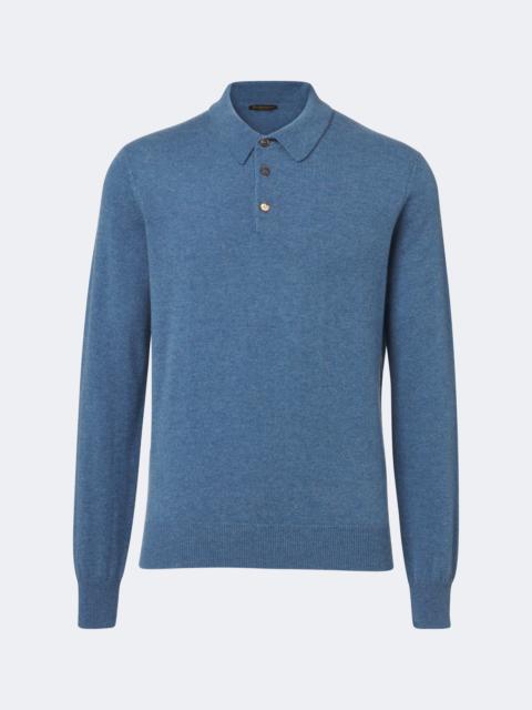 RUBINACCI Cashmere polo sweater