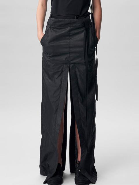 Ann Demeulemeester Odilie Slouchy Waist Straight Skirt