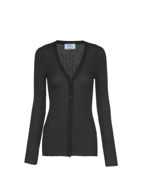 Prada Silk cashmere cardigan