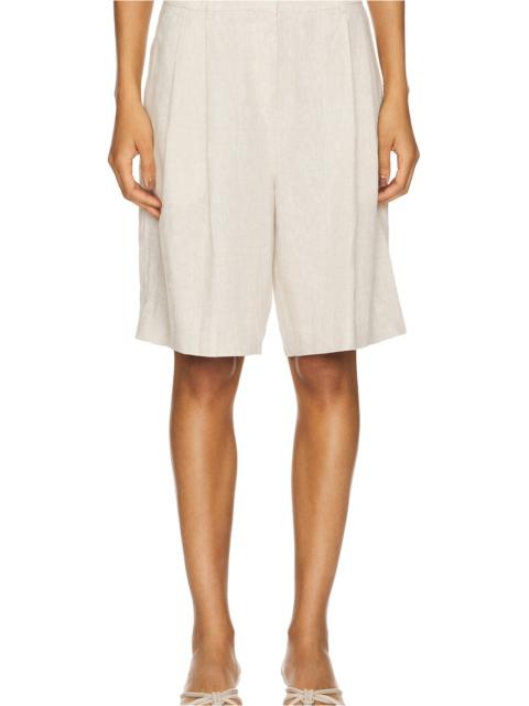 GRLFRND Linen Bermuda Shorts
