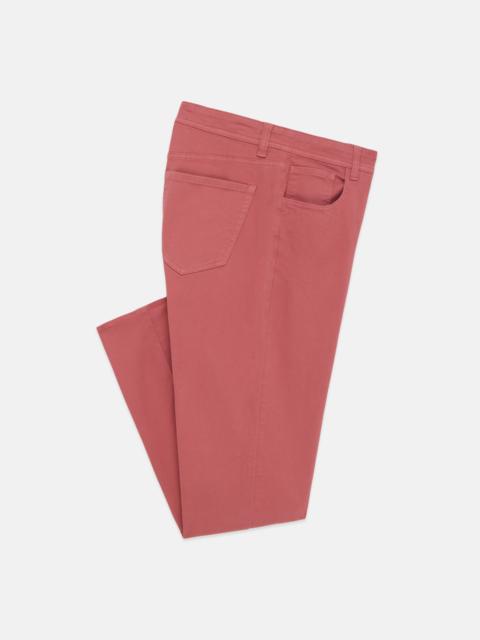 J. PRESS FADED RED 5-POCKET TWILL PANT