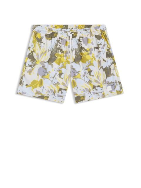 BOSS SWIM TRUNKS WITH ALLOVER PRINT