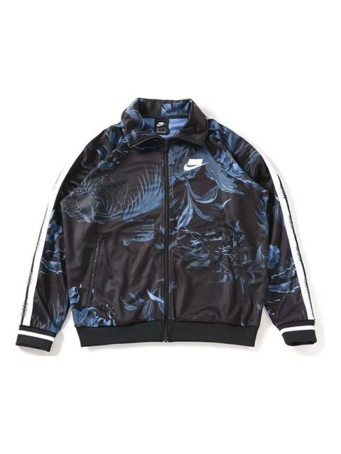 Nike Nike Sports Wear Nsw Athleisure Casual Sports Printing Jacket Black AR1612-010