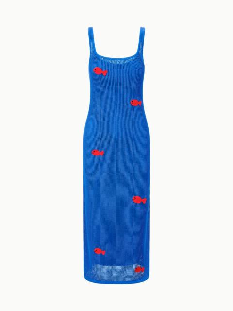 STAUD STAUD PIETRO DRESS DA ADOLFO BLUE