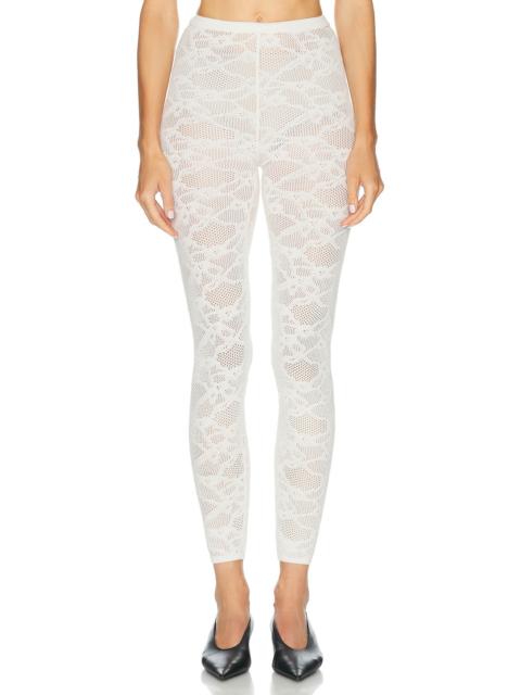 The Elder Statesman Wide Pointelle Legging