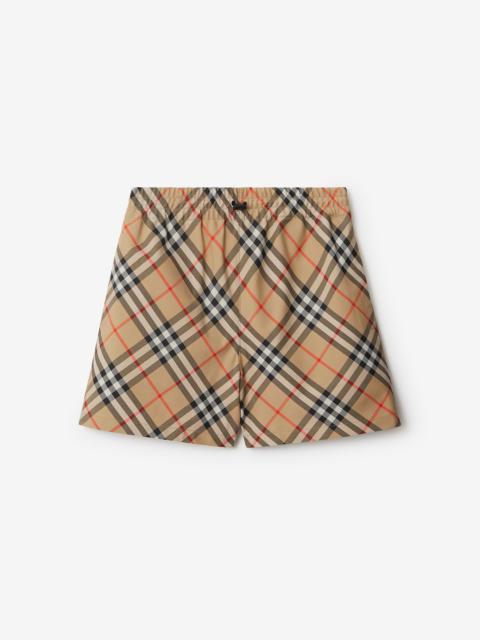 Burberry Check Shorts