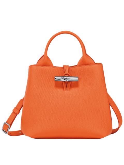 Longchamp Le Roseau S Handbag Orange - Leather