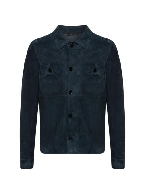 TOM FORD suede shirt jacket
