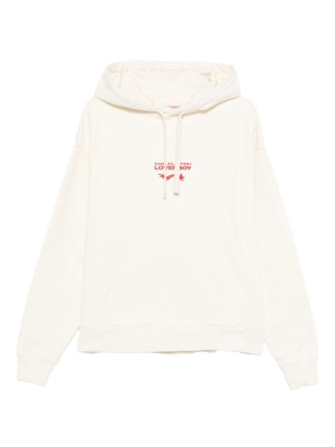 CHARLES JEFFREY LOVERBOY logo-embroidered hoodie
