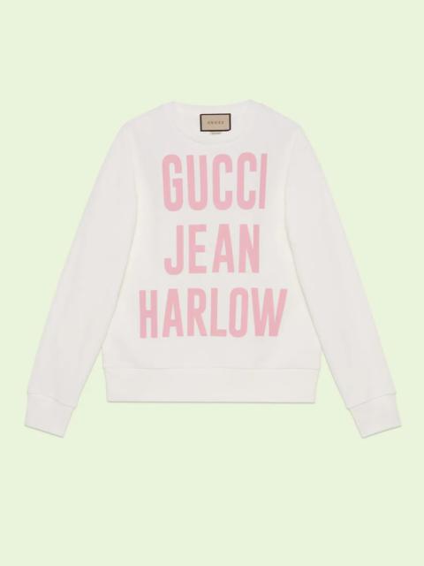 GUCCI 'Gucci Jean Harlow' cotton sweatshirt