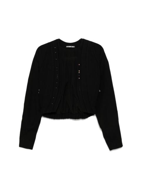 HYEIN SEO bead embellishment cardigan