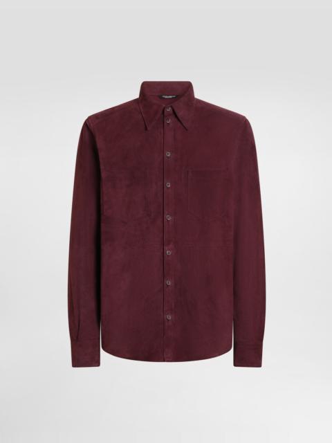 Dolce & Gabbana Martini suede shirt