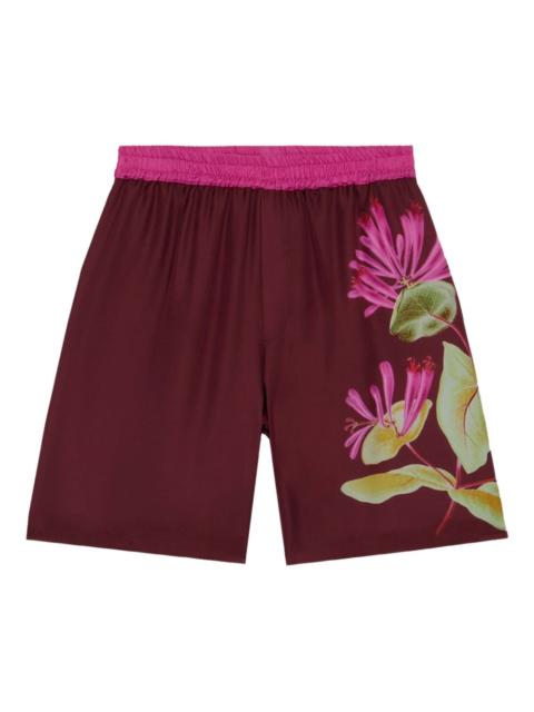Pierre-Louis Mascia floral-print elastic-waist shorts