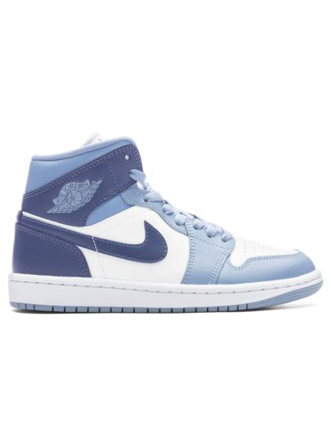 Jordan AIR JORDAN 1 MID WOMEN'S - SAIL/DIFFUSED BLUE/BLUE GREY