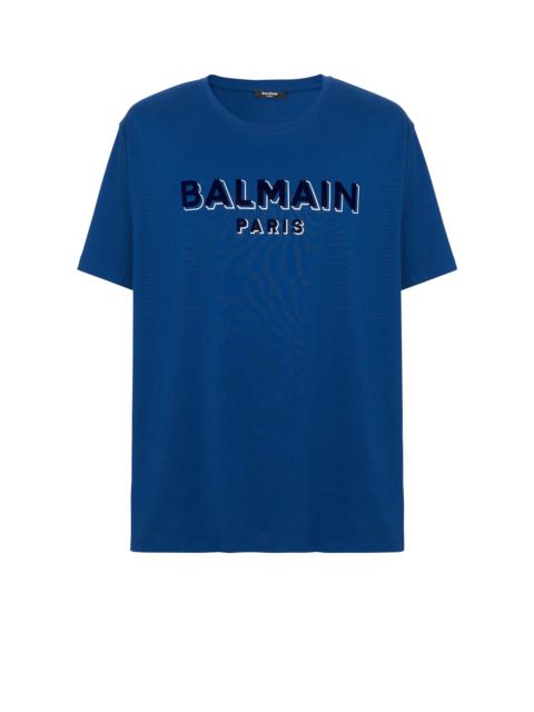 Balmain Metallic flocked Balmain T-shirt