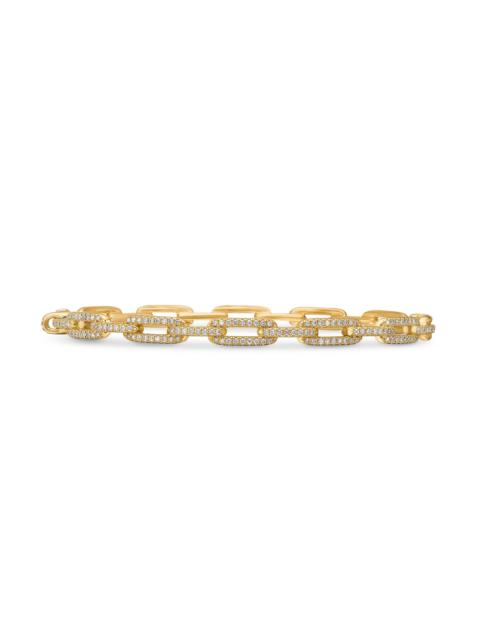 DAVID YURMAN Women's Stax Chain Link Bracelet in 18K Yellow Gold - Diamond