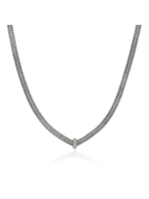 JOHN HARDY Icon Link Necklace, Sterling Silver, Diamonds, 6MM
