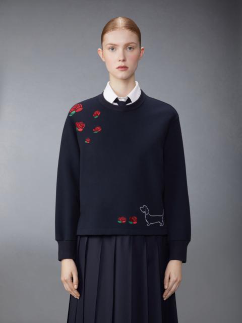 Thom Browne Hector-embroidered cotton sweatshirt