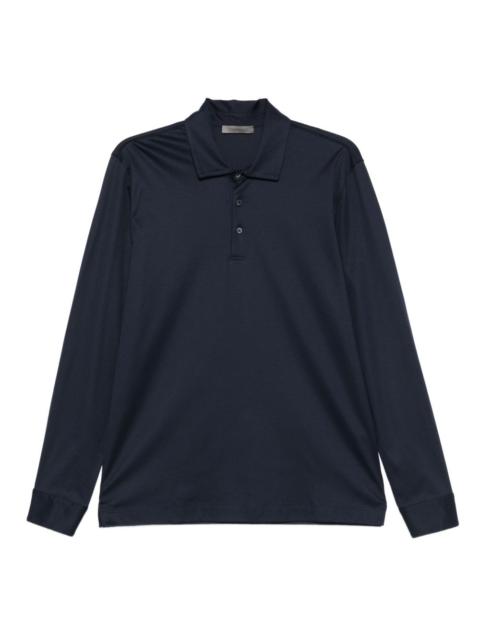 CORNELIANI long-sleeve polo shirt