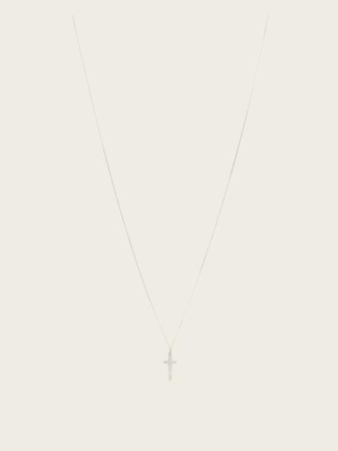 ALLSAINTS GABE LARGE CHAIN CROSS NECKLACE
