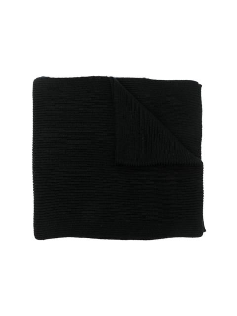 Polo Ralph Lauren embroidered-logo knitted scarf