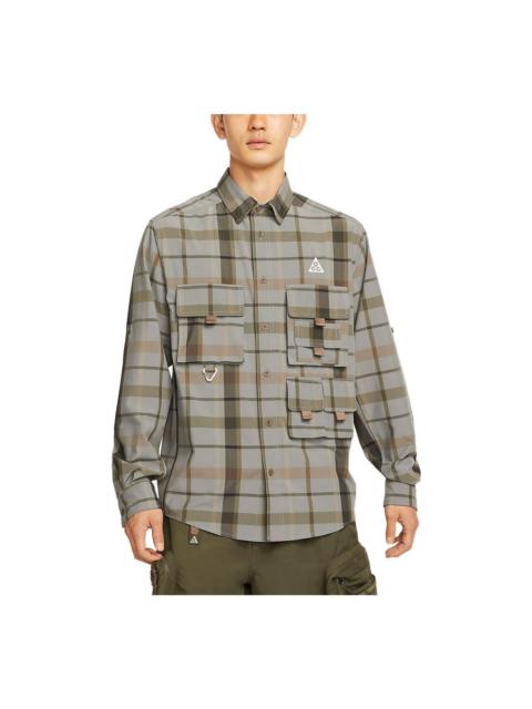 Nike Nike ACG NRG Shirt 'Checkered Grey' DO9326-084