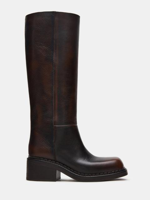 STEVE MADDEN DAVOS COGNAC LEATHER