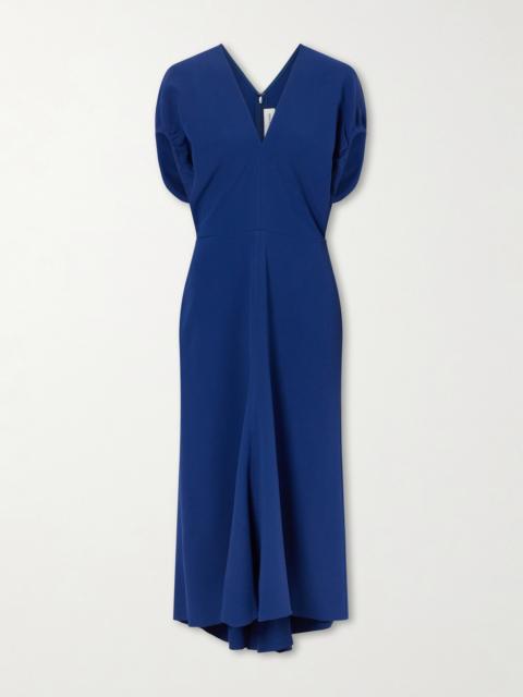 Victoria Beckham Edith Crepe Midi Dress