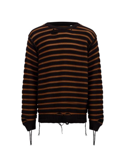 MM6 Maison Margiela stripe-pattern jumper