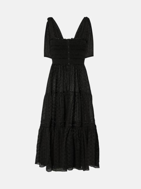 Triny cotton midi dress