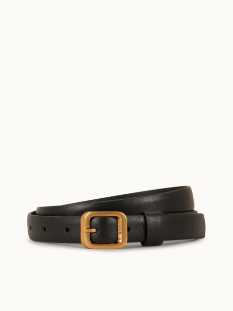 Tod's BELT IN LEATHER - BLACK