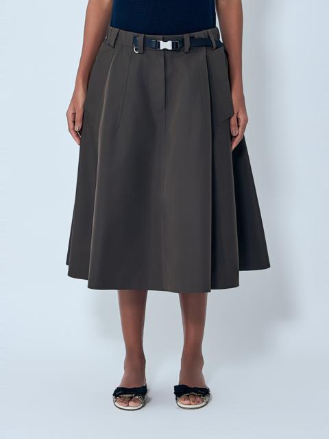 Prada Technical Fabric Circle Skirt