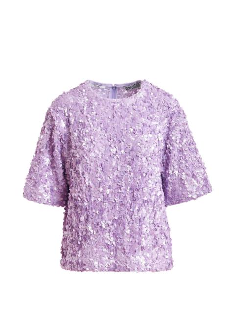 ESSENTIEL ANTWERP Juli sequinned T-shirt