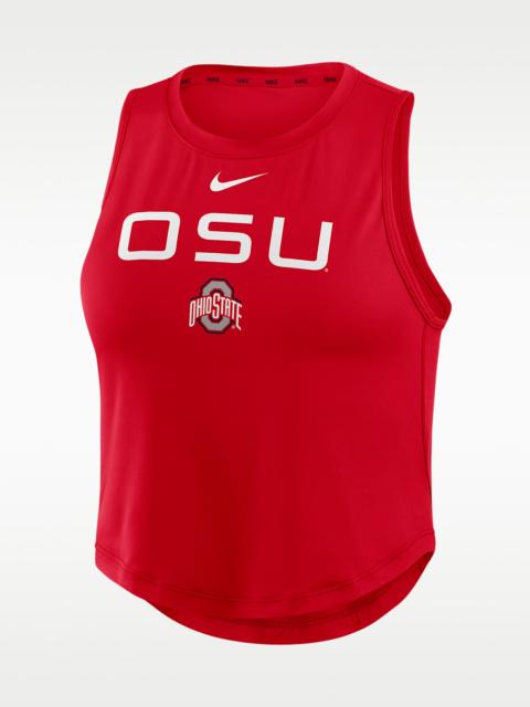 Nike Ohio State One Women's Nike Dri-Fit Cropped Tank Top