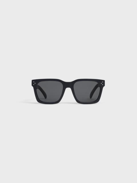Black Frame 45 Sunglasses in Acetate