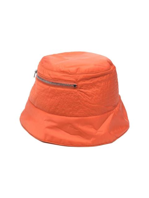 Rick Owens DRKSHDW zip-pocket bucket hat