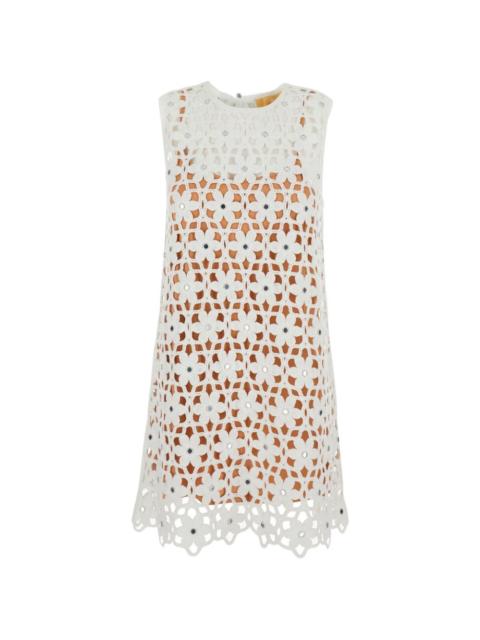 MICHAEL KORS floral appliqué dress