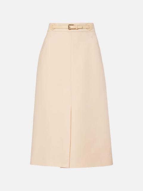 Valentino Crepe Couture midi skirt