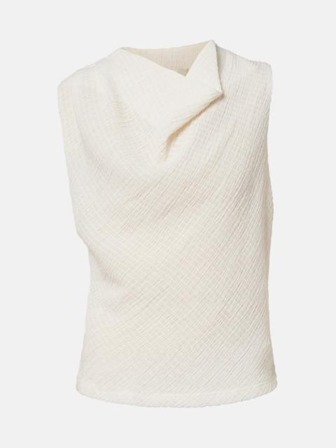 Vince Draped knitted top