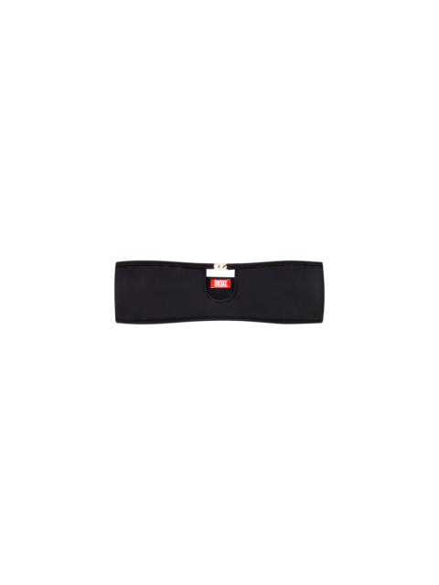 Diesel BANDEAU BRA IN WITH METAL OVAL D