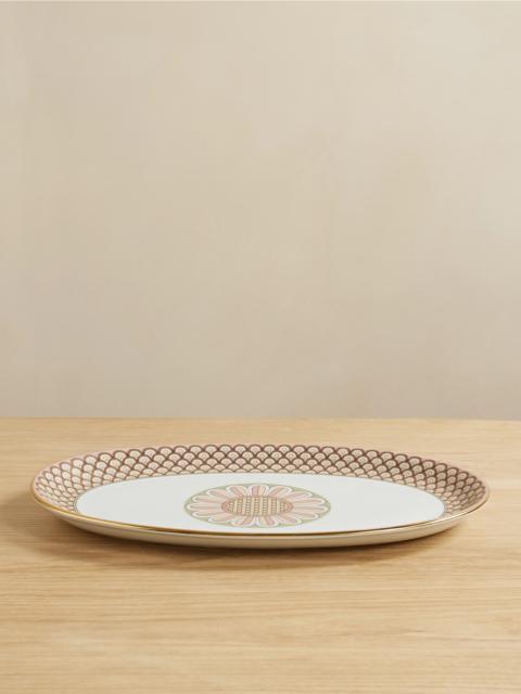 La DoubleJ Gold-plated Porcelain Platter